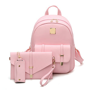 Fashion Composite Leather Backpack for Women
